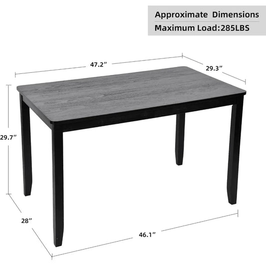 Solid Wood Rectangular Table Wooden Dining Table