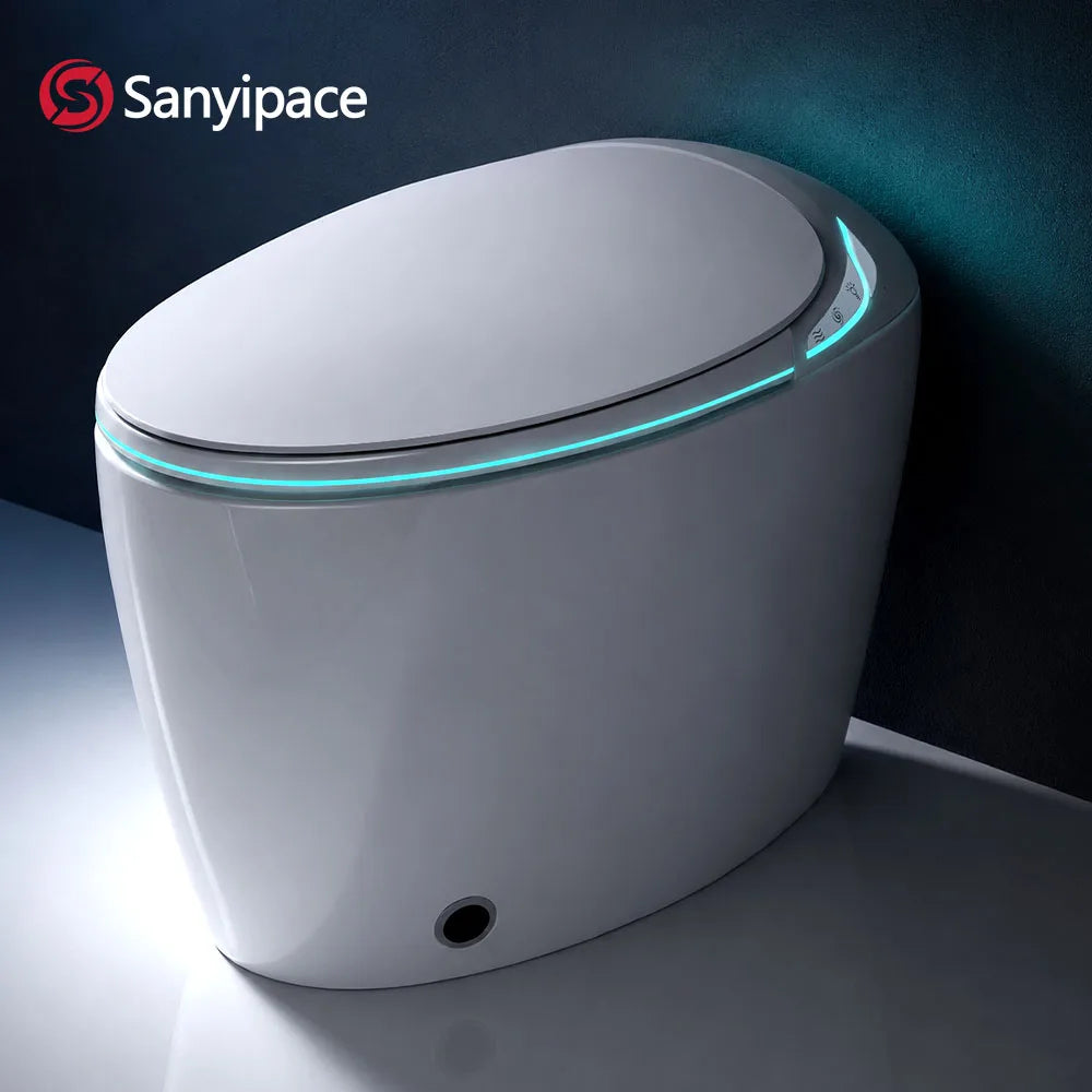 Smart Toilet Seat with Bidet - Comfort Height Air Dryer