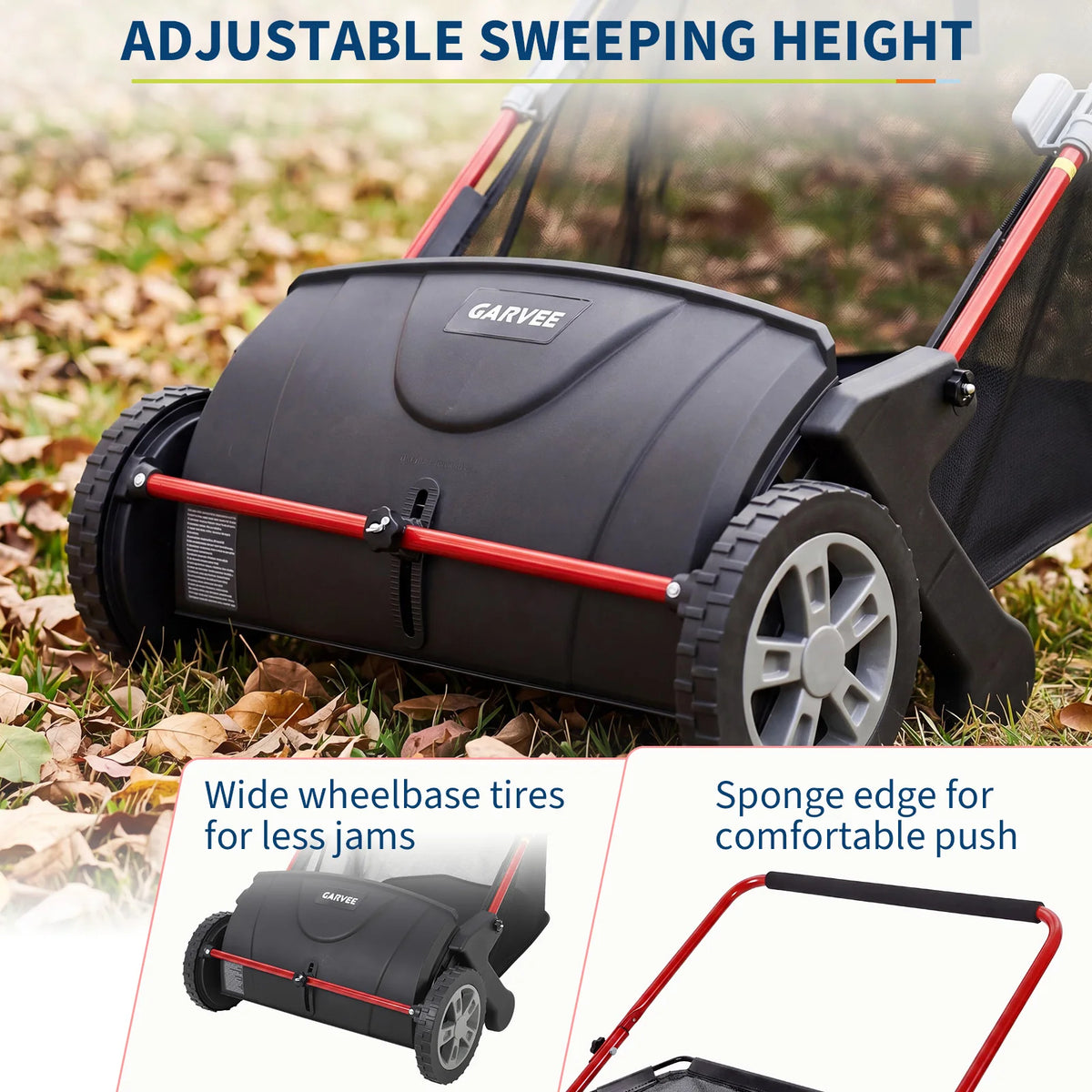 Push Lawn Leaf Sweeper