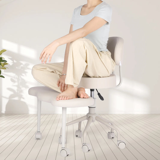 Cross Desk Chair with Lumbar Support and Height Adjustable