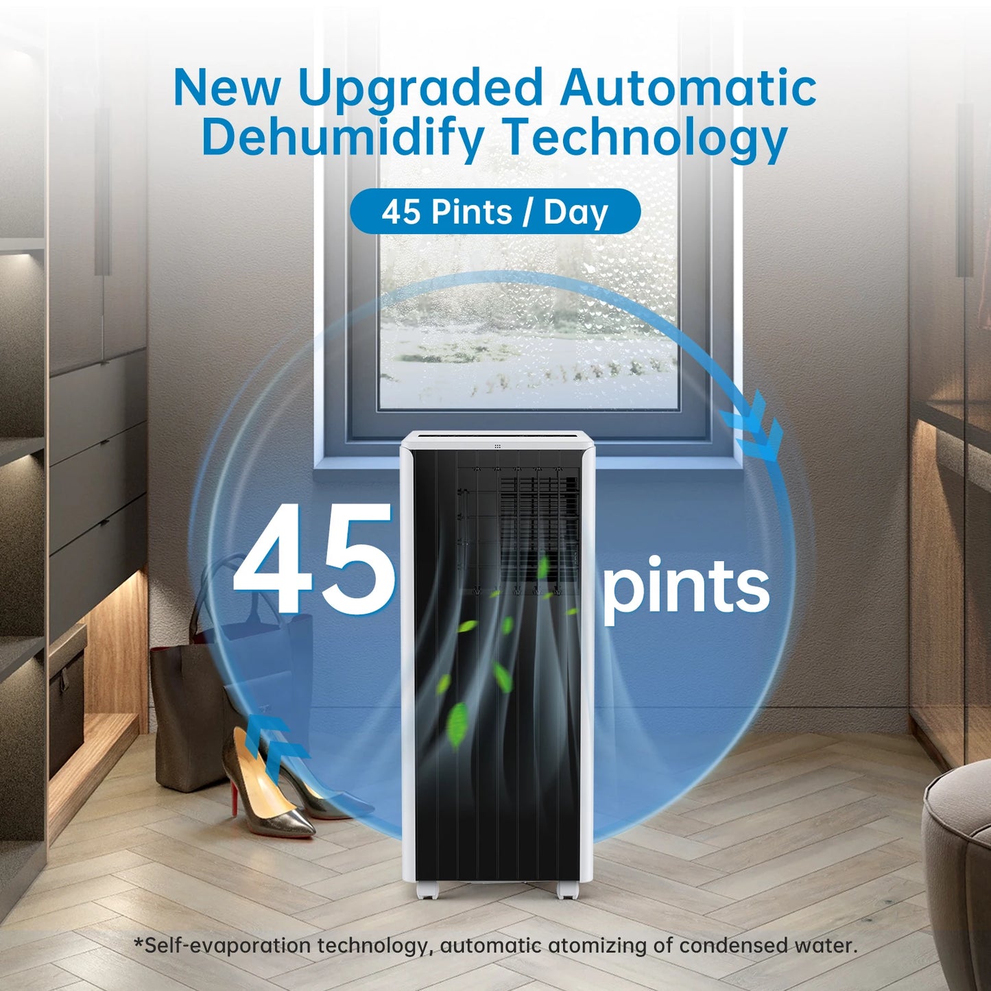 Portable Air Conditioner, Low noise, Quick installation