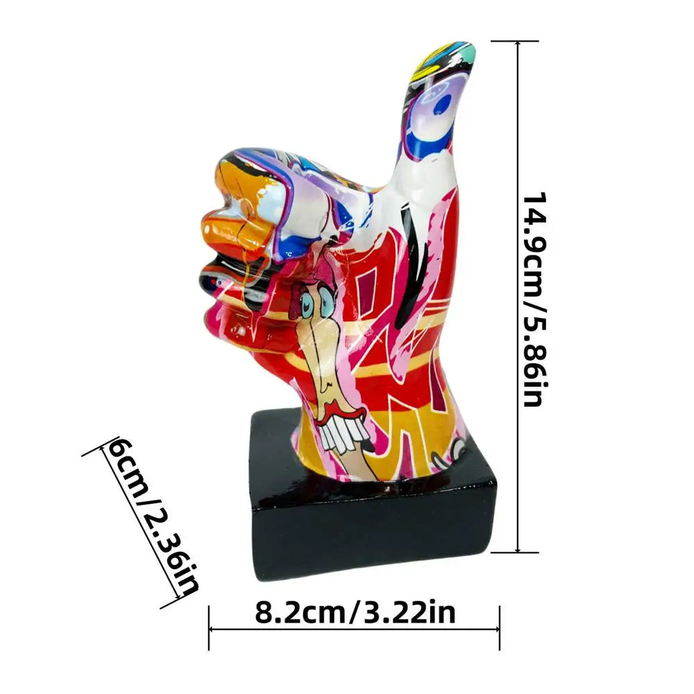 Art And Crafts Graffiti Hand Gesture Ornament
