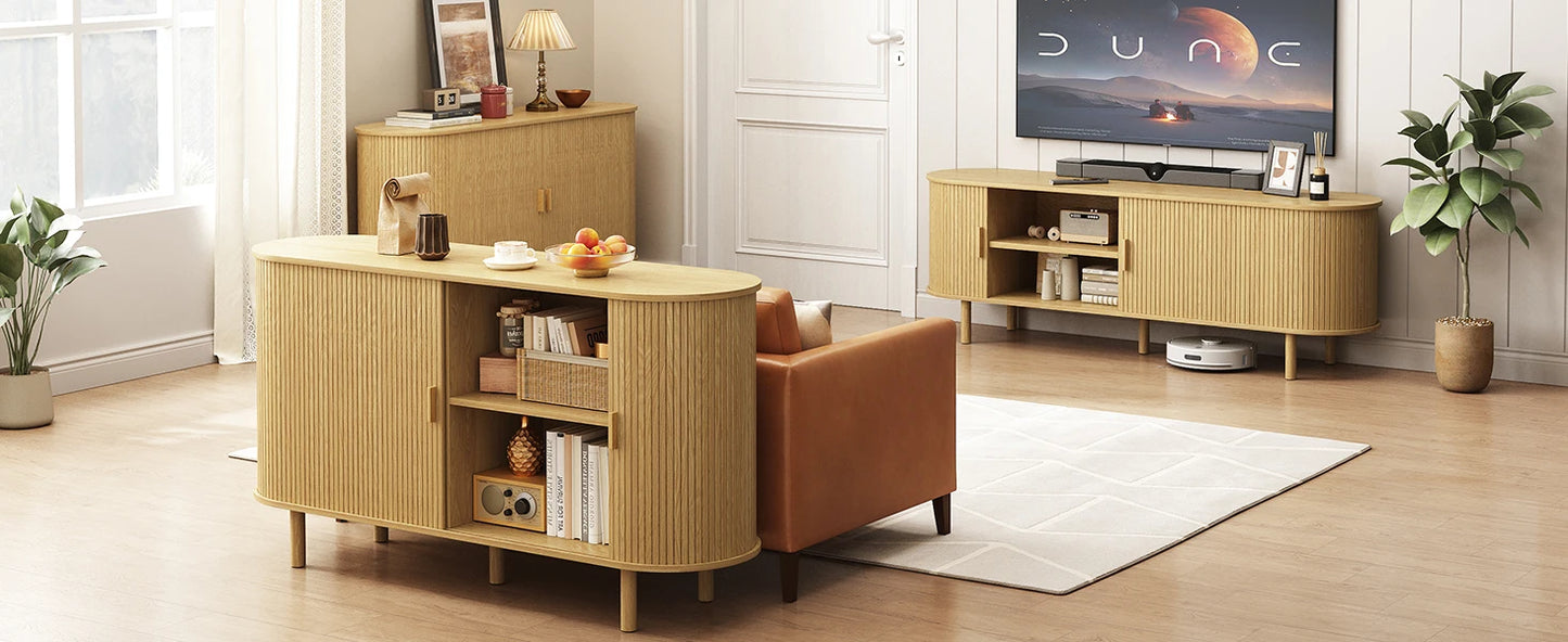 TV Stand Living Room Furniture with Power Outlet