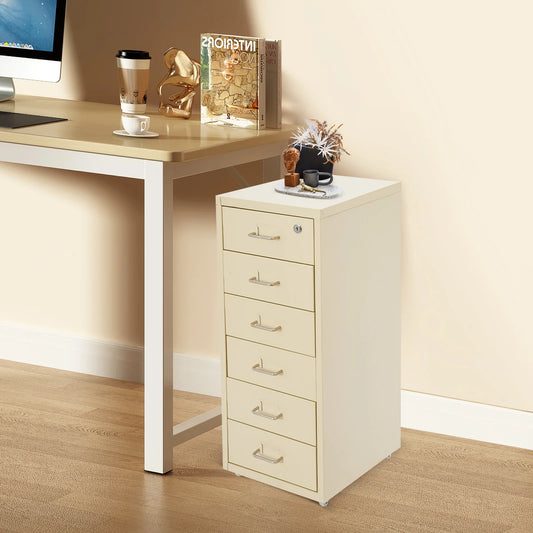 Lockable Rolling Metal File Cabinet