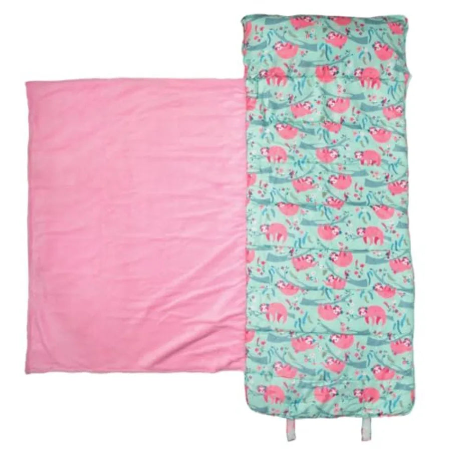 Toddler All Over Print Nap Mat with Soft Blanket and Removable Pillow