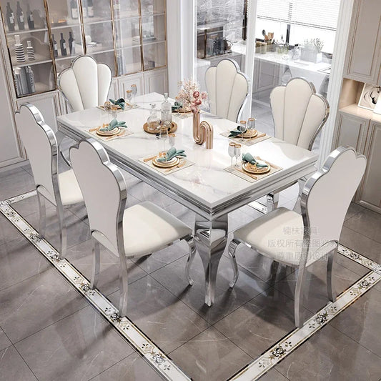 Marble Luxury Dining Table a Unique Gold