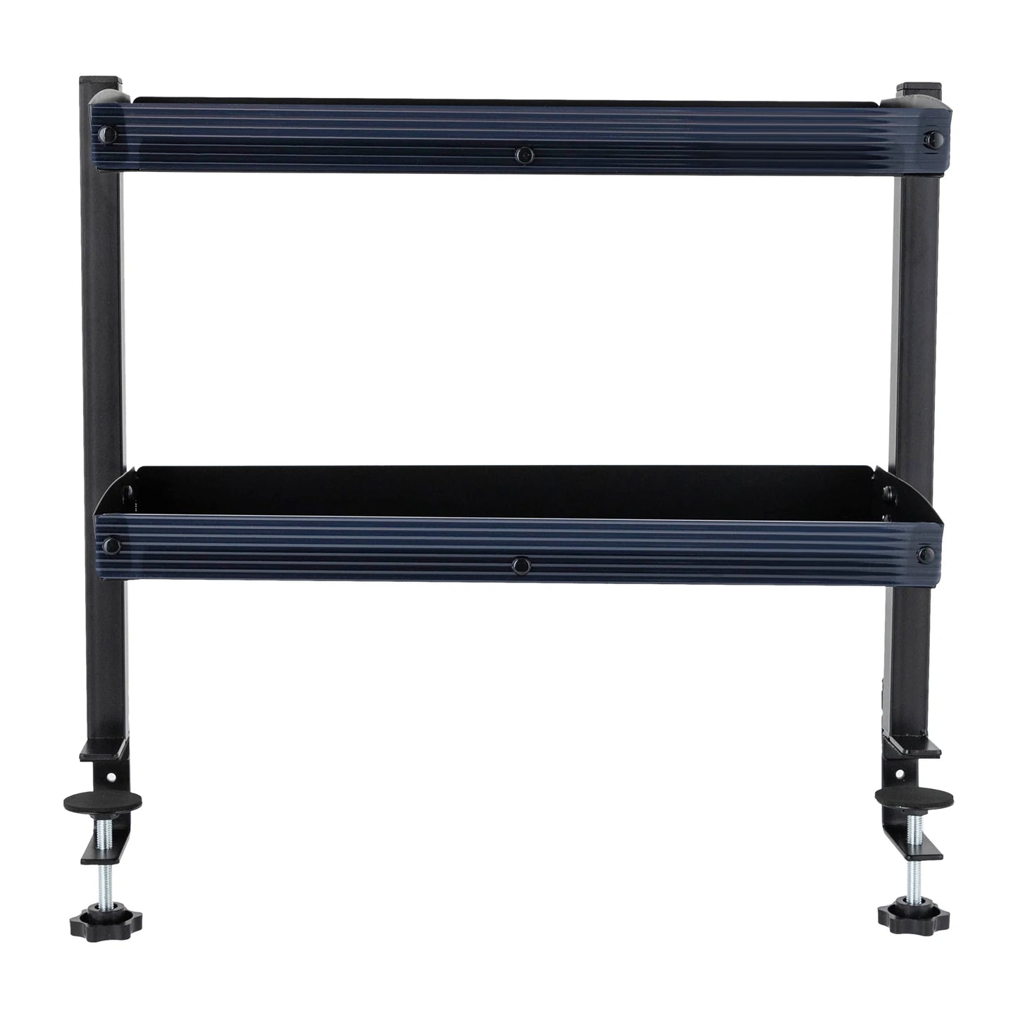 Clamp-on Desk Shelf, 2-Tier, Above or Under Table Corner Shelves Organizer
