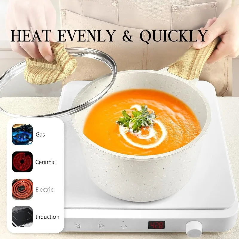 Granite Non Stick Pots and Pans Cookware Set