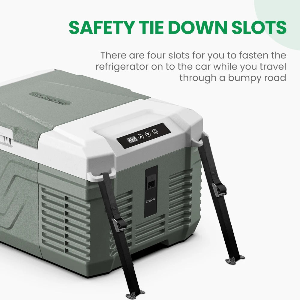 Portable Refrigerator with AC Electric Cooler Plug