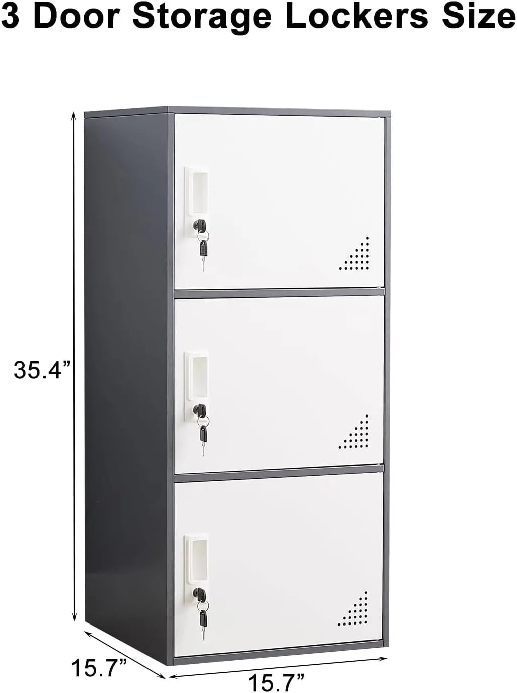 Metal Locker Cabinet Durable Steel Organizer