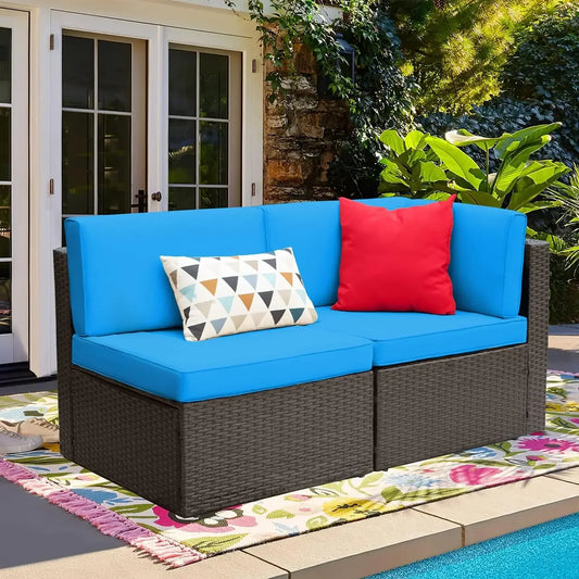 Patio Furniture Sofa Sets - All-Weather Sofa