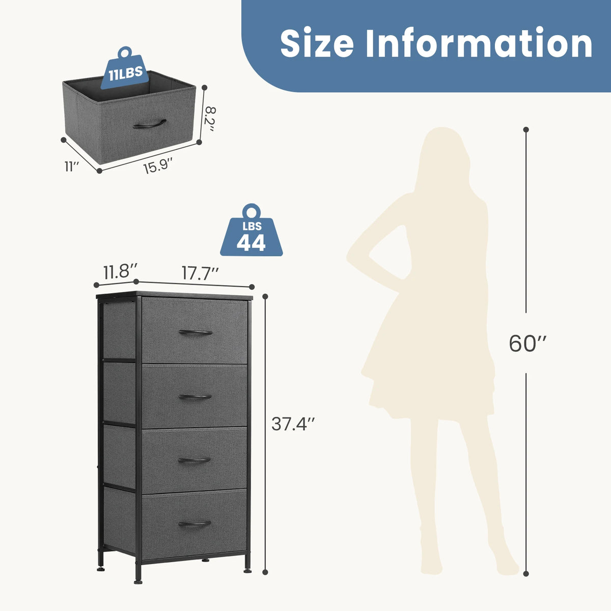 Dresser with Nightstand