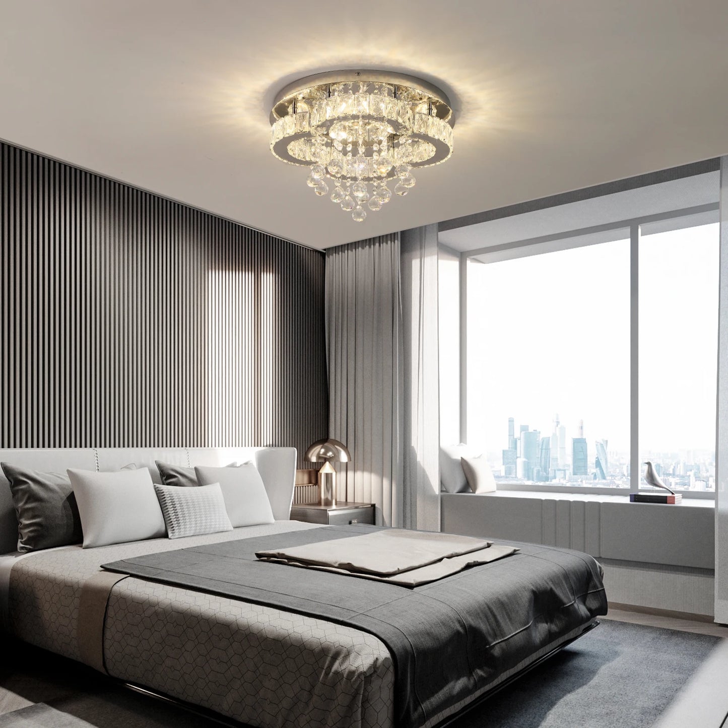 Crystal Chandelier Luxury Pendant Ceiling Lamp