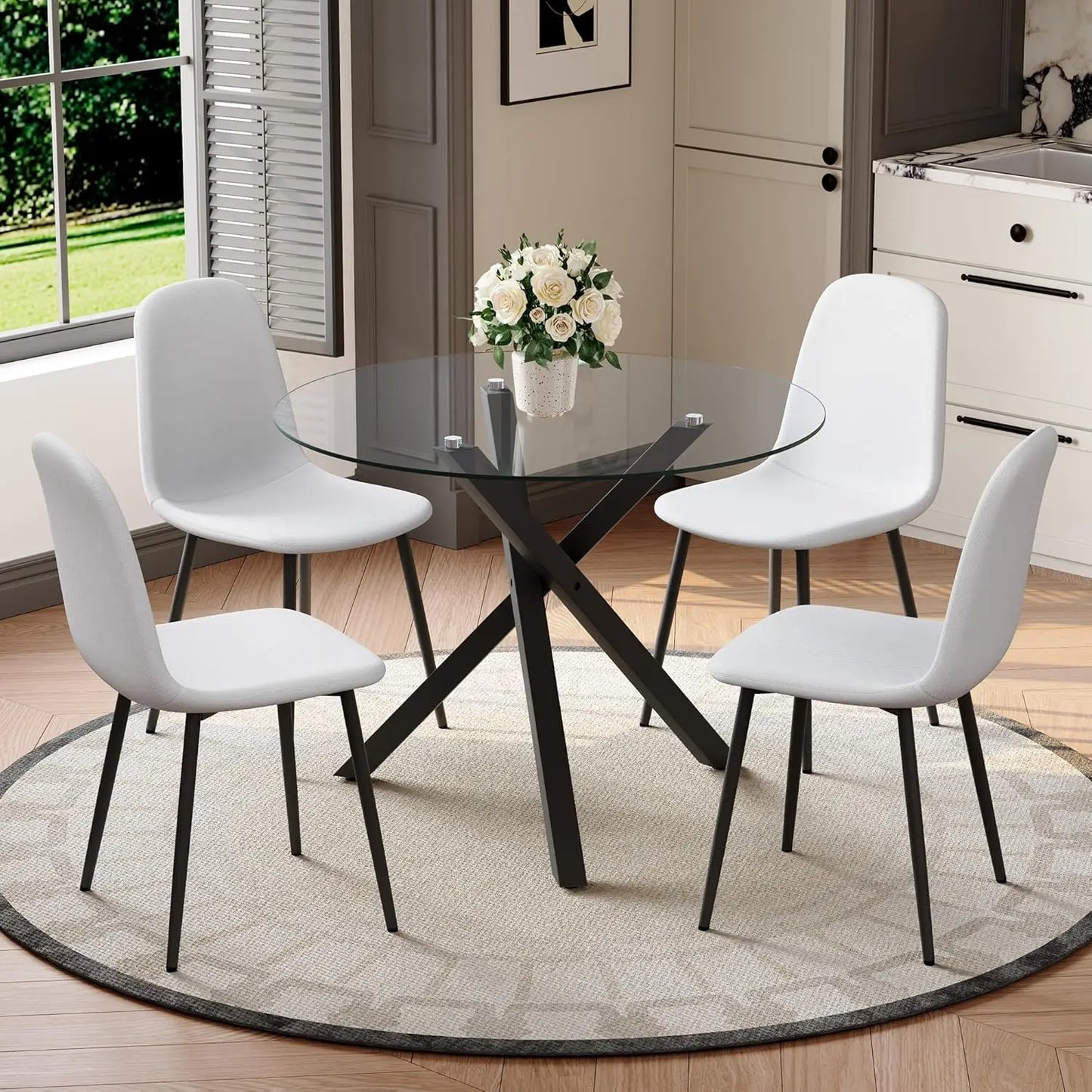 Round Dining Table Set