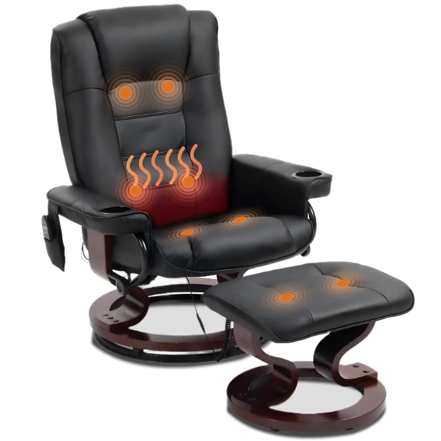 Recliner Chair with Ottoman