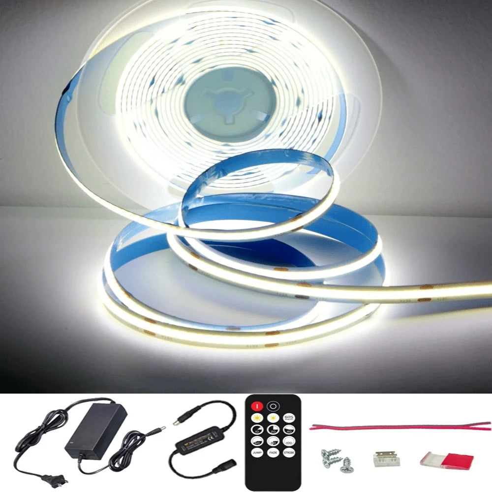 Listed LED Strip Light Dimmable with RF Remote