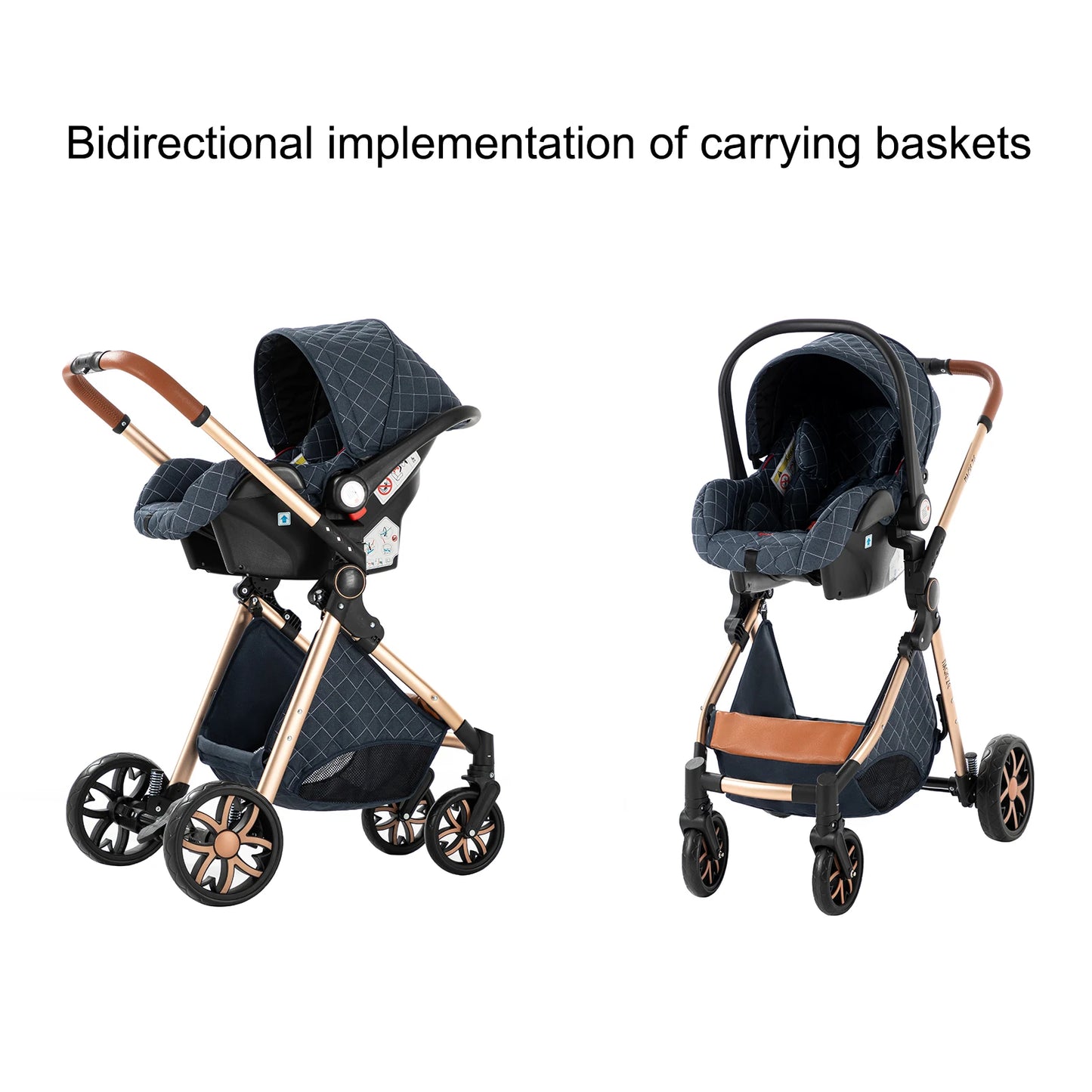 High Landscape 3 in 1 Baby Stroller
