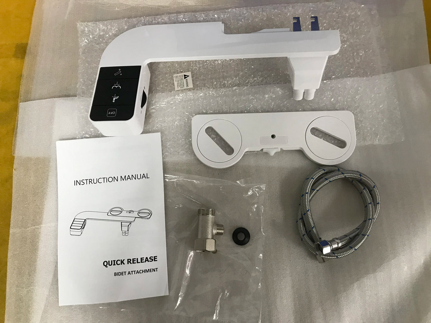 Side Arm Control Ultra Thin Design Toilet Seat Dual Nozzle