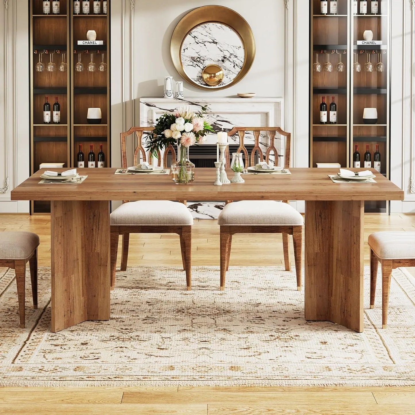 Dining Table with Large Tabletop