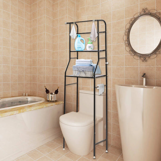 Over The Toilet Storage Metal Shelf Rack
