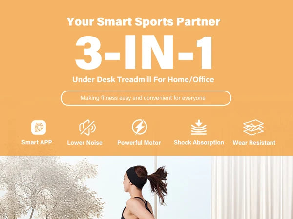 Walking Pad Treadmill with LCD Digital Data Display