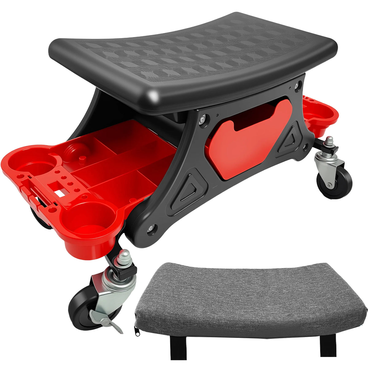 Heavy Duty Garage Stool with Rolling Mechanics Seat