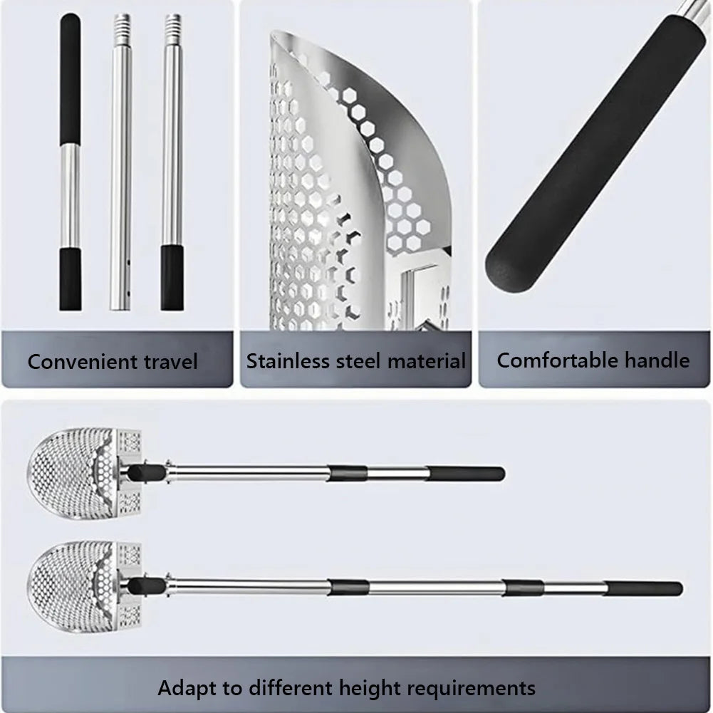 Multi-Function Stainless Steel Scoop Metal Detector
