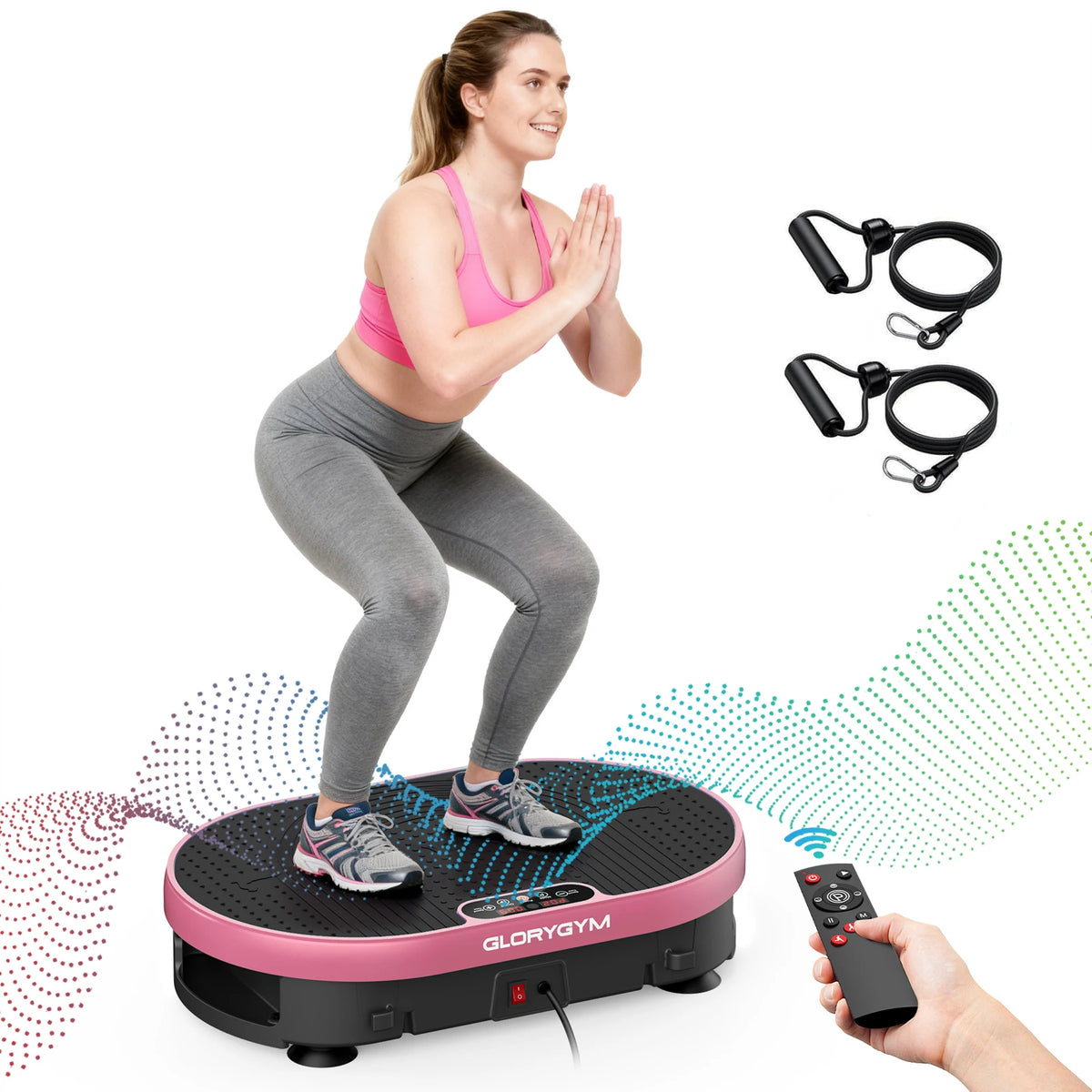 LED Display Vibration Plate Exercise Machine