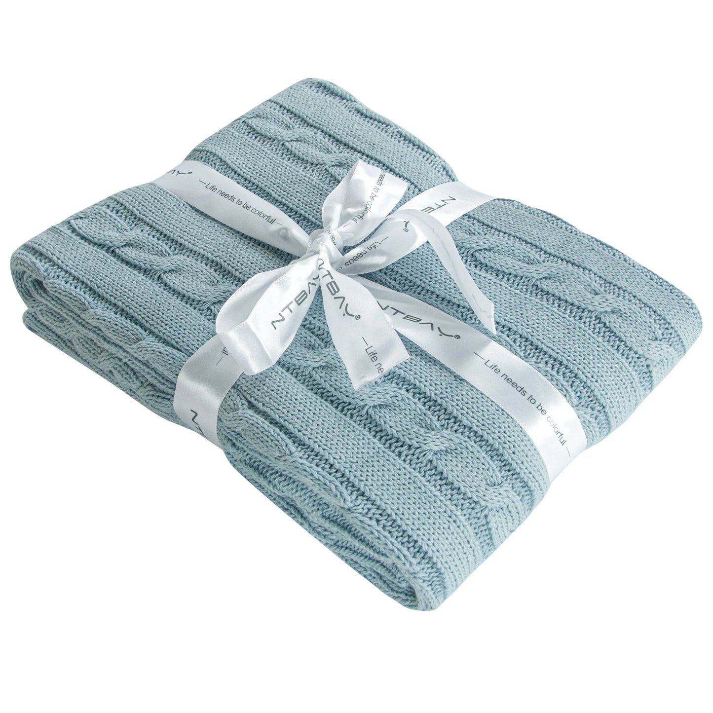Cable Knit Baby Blanket