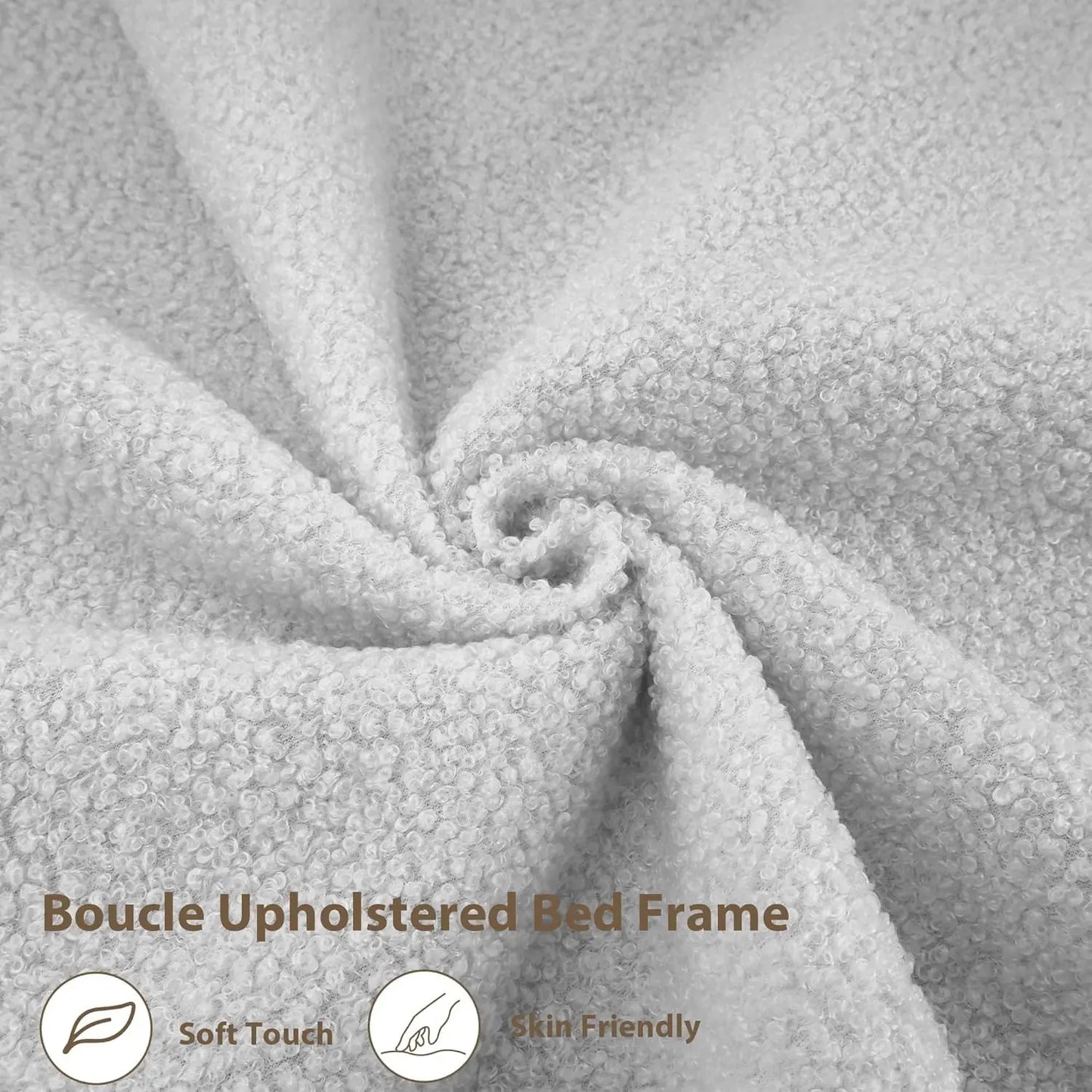 Upholstered Full Bed Frame with