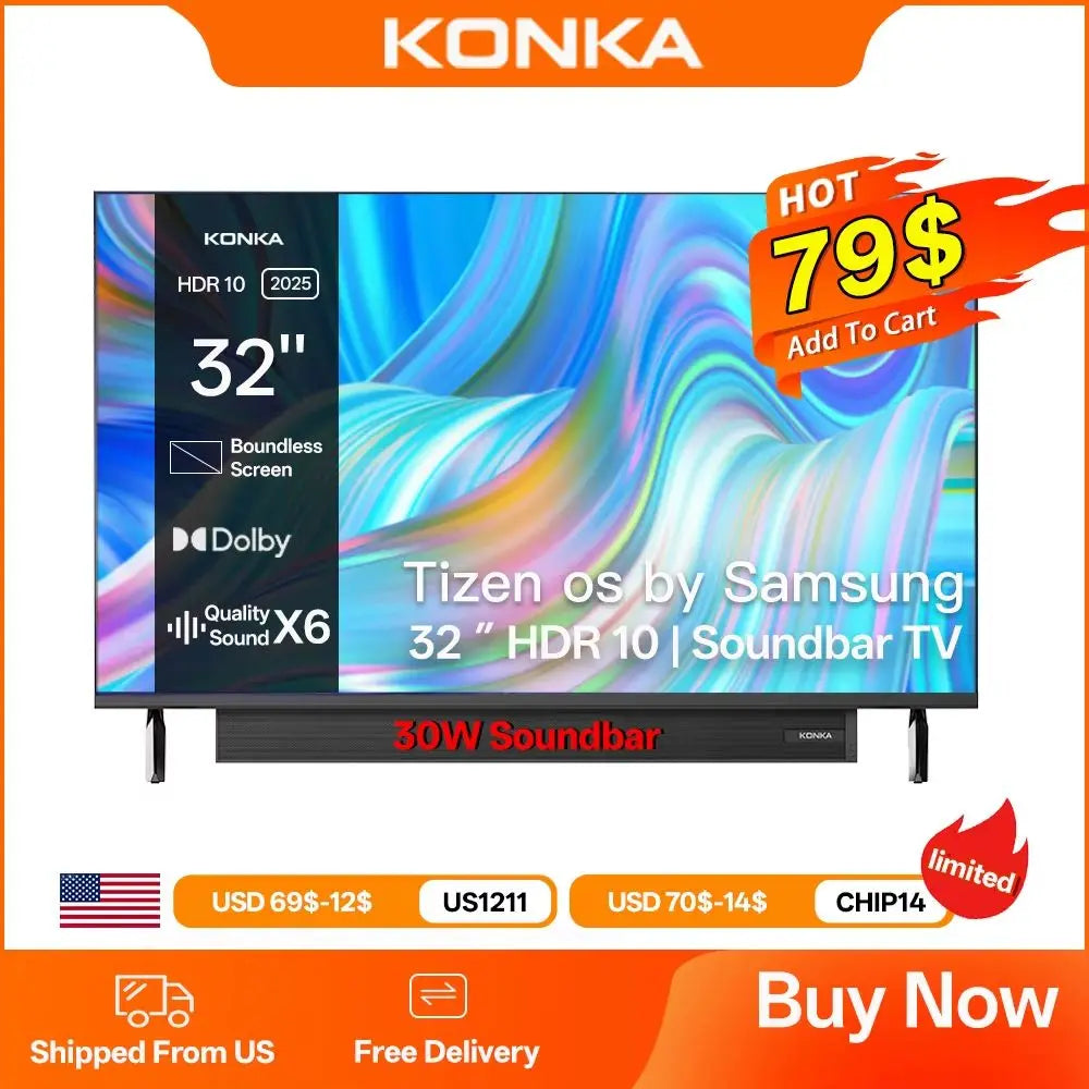 Smart TV Tizen OS Powered By SAMSUNG