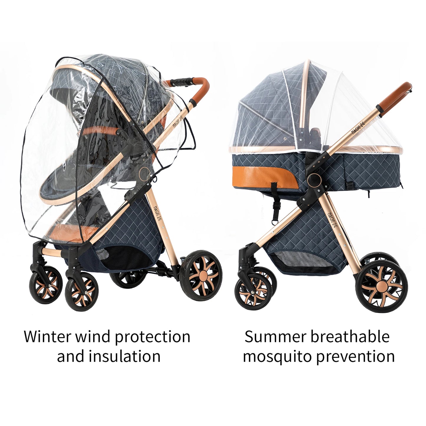 High Landscape 3 in 1 Baby Stroller