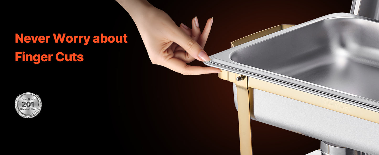 Stainless Steel Chafer with Catering Warmer Server