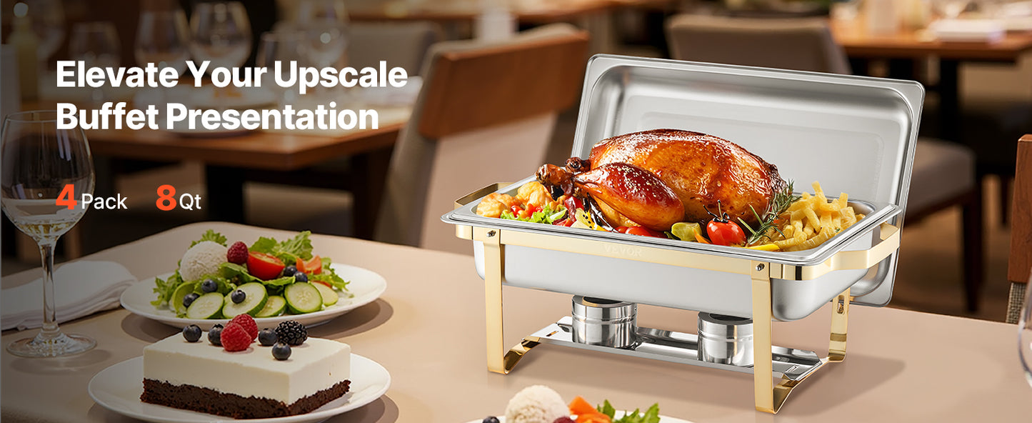 Stainless Steel Chafer with Catering Warmer Server