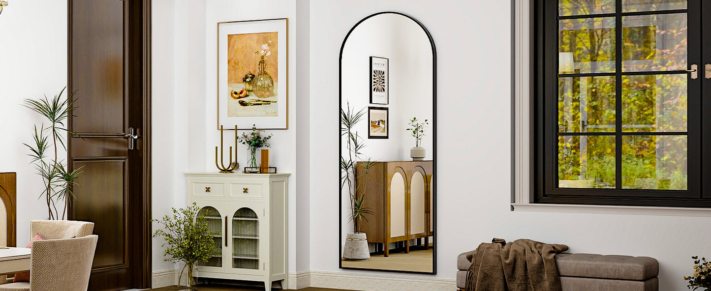 Full Length Mirror - Aluminum Alloy Frame Full Body Mirror